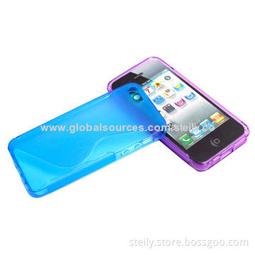 Factory Supply Best Quality S-/X-shaped TPU Case for iPhone 5New